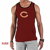 Nike NFL Chicago Bears Sideline Legend Authentic Logo men Tank Top Red,baseball caps,new era cap wholesale,wholesale hats
