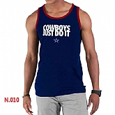 Nike NFL Dallas cowboys Sideline Legend Authentic Logo men Tank Top D.Blue 2,baseball caps,new era cap wholesale,wholesale hats