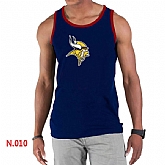 Nike NFL Minnesota Vikings Sideline Legend Authentic Logo men Tank Top D.Blue,baseball caps,new era cap wholesale,wholesale hats