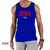 Nike NFL New England Patriots Sideline Legend Authentic Logo men Tank Top Blue 3,baseball caps,new era cap wholesale,wholesale hats