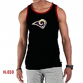 Nike NFL St.Louis Rams Sideline Legend Authentic Logo men Tank Top Black,baseball caps,new era cap wholesale,wholesale hats