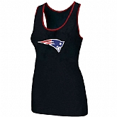 Nike New England Patriots Ladies Big Logo Tri-Blend Racerback stretch Tank Top Black,baseball caps,new era cap wholesale,wholesale hats