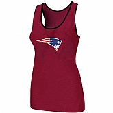 Nike New England Patriots Ladies Big Logo Tri-Blend Racerback stretch Tank Top Red,baseball caps,new era cap wholesale,wholesale hats