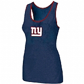 Nike New York Giants Ladies Big Logo Tri-Blend Racerback stretch Tank Top Blue,baseball caps,new era cap wholesale,wholesale hats