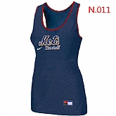 Nike New York Mets Tri-Blend Racerback stretch Tank Top Blue,baseball caps,new era cap wholesale,wholesale hats