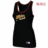 Nike Oakland Athletics Tri-Blend Racerback stretch Tank Top Black,baseball caps,new era cap wholesale,wholesale hats