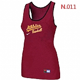 Nike Oakland Athletics Tri-Blend Racerback stretch Tank Top Red,baseball caps,new era cap wholesale,wholesale hats