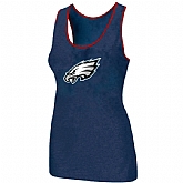 Nike Philadelphia Eagles Ladies Big Logo Tri-Blend Racerback stretch Tank Top Blue,baseball caps,new era cap wholesale,wholesale hats
