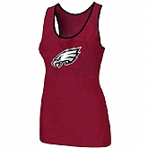 Nike Philadelphia Eagles Ladies Big Logo Tri-Blend Racerback stretch Tank Top Red,baseball caps,new era cap wholesale,wholesale hats