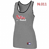 Nike Philadelphia Phillies Tri-Blend Racerback stretch Tank Top L.grey,baseball caps,new era cap wholesale,wholesale hats