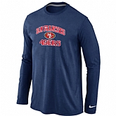 Nike San Francisco 49ers Heart & Soul Long Sleeve T-Shirt,baseball caps,new era cap wholesale,wholesale hats