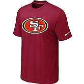 Nike San Francisco 49ers Sideline Legend Authentic Logo Dri-FIT T-Shirt Red,baseball caps,new era cap wholesale,wholesale hats