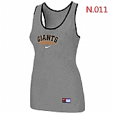 Nike San Francisco Giants Tri-Blend Racerback stretch Tank Top L.grey,baseball caps,new era cap wholesale,wholesale hats