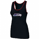 Nike Seattle Seahawks Ladies Big Logo Tri-Blend Racerback stretch Tank Top Black,baseball caps,new era cap wholesale,wholesale hats