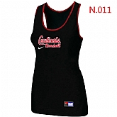 Nike St.Louis Cardinals Tri-Blend Racerback stretch Tank Top Black,baseball caps,new era cap wholesale,wholesale hats