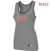 Nike St.Louis Cardinals Tri-Blend Racerback stretch Tank Top L.grey,baseball caps,new era cap wholesale,wholesale hats