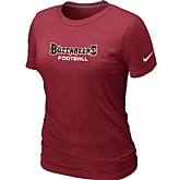 Nike Tampa Bay Buccaneers Sideline Legend Authentic Font Women's T-Shirt Red,baseball caps,new era cap wholesale,wholesale hats