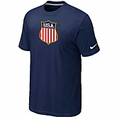 Nike Team USA Hockey Winter Olympics KO Collection Locker Room T-Shirt D.Blue,baseball caps,new era cap wholesale,wholesale hats