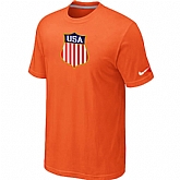 Nike Team USA Hockey Winter Olympics KO Collection Locker Room T-Shirt Orange,baseball caps,new era cap wholesale,wholesale hats
