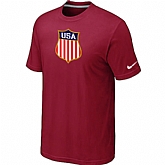 Nike Team USA Hockey Winter Olympics KO Collection Locker Room T-Shirt Red,baseball caps,new era cap wholesale,wholesale hats