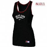 Nike Toronto Blue Jays Tri-Blend Racerback stretch Tank Top Black,baseball caps,new era cap wholesale,wholesale hats