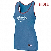 Nike Toronto Blue Jays Tri-Blend Racerback stretch Tank Top L.Blue,baseball caps,new era cap wholesale,wholesale hats