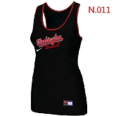 Nike Washington Nationals Tri-Blend Racerback stretch Tank Top Black,baseball caps,new era cap wholesale,wholesale hats
