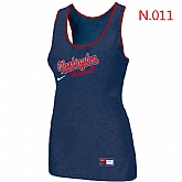 Nike Washington Nationals Tri-Blend Racerback stretch Tank Top Blue,baseball caps,new era cap wholesale,wholesale hats