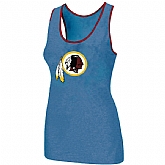 Nike Washington Red Skins Ladies Big Logo Tri-Blend Racerback stretch Tank Top L.Blue,baseball caps,new era cap wholesale,wholesale hats