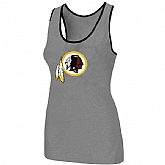 Nike Washington Red Skins Ladies Big Logo Tri-Blend Racerback stretch Tank Top L.grey,baseball caps,new era cap wholesale,wholesale hats