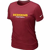 Nike Washington Redskins Sideline Legend Authentic Font Women's T-Shirt Red,baseball caps,new era cap wholesale,wholesale hats