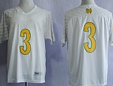 Notre Dame Fighting Irish #3 Joe Montana 2013 Shamrock Series White Jerseys,baseball caps,new era cap wholesale,wholesale hats