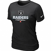 Oakland Raiders Black Women's Critical Victory T-Shirt,baseball caps,new era cap wholesale,wholesale hats