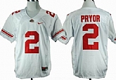 Ohio State Buckeyes #2 Terrelle Pryor White Jerseys,baseball caps,new era cap wholesale,wholesale hats