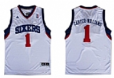 Philadelphia 76ers #1 Michael Carter -Williams Revolution 30 Swingman White Jerseys,baseball caps,new era cap wholesale,wholesale hats