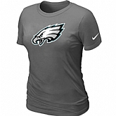 Philadelphia Eagles D.Grey Women's Logo T-Shirt,baseball caps,new era cap wholesale,wholesale hats