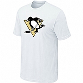 Pittsburgh Penguins Big & Tall Logo White T-Shirt,baseball caps,new era cap wholesale,wholesale hats