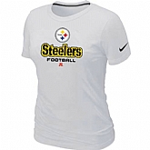 Pittsburgh Steelers White Women's Critical Victory T-Shirt,baseball caps,new era cap wholesale,wholesale hats