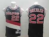 Portland Trailblazers #22 Drexler Black Throwback Swingman Jerseys,baseball caps,new era cap wholesale,wholesale hats