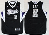 Sacramento Kings #8 Rudy Gay Revolution 30 Swingman Black Jerseys,baseball caps,new era cap wholesale,wholesale hats