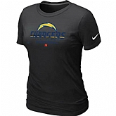 San Diego Charger Black Women's Critical Victory T-Shirt,baseball caps,new era cap wholesale,wholesale hats