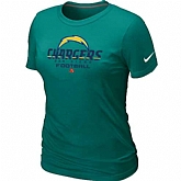 San Diego Charger L.Green Women's Critical Victory T-Shirt,baseball caps,new era cap wholesale,wholesale hats