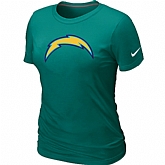 San Diego Charger L.Green Women's Logo T-Shirt,baseball caps,new era cap wholesale,wholesale hats