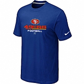 San Francisco 49ers Critical Victory Blue T-Shirt,baseball caps,new era cap wholesale,wholesale hats