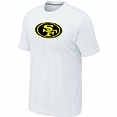 San Francisco 49ers Neon Logo Charcoal White T-shirt,baseball caps,new era cap wholesale,wholesale hats