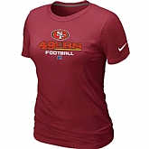 San Francisco 49ers Red Women's Critical Victory T-Shirt,baseball caps,new era cap wholesale,wholesale hats