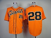 San Francisco Giants #28 Buster Posey 2014 Orange Jerseys,baseball caps,new era cap wholesale,wholesale hats