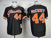 San Francisco Giants #44 Willie McCovey Black Throwback Jerseys,baseball caps,new era cap wholesale,wholesale hats