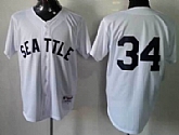 Seattle Mariners #34 Felix Hernandez 1909 White Jerseys,baseball caps,new era cap wholesale,wholesale hats