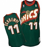 Seattle Supersonics #11 Detlef Schrempf 1995-96 Green Throwback Swingman Jerseys,baseball caps,new era cap wholesale,wholesale hats